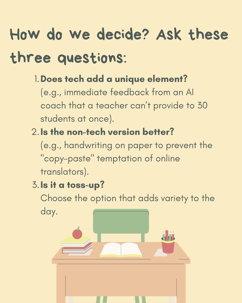 How do we decide? Ask these three questions: