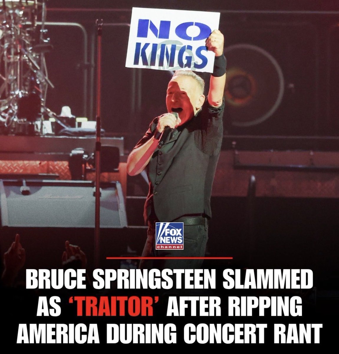 Kenholden57's tweet image. Bruce Springsteen ruins his concerts when he brings politics to the stage, when most of his audiences don’t agree with his political views!