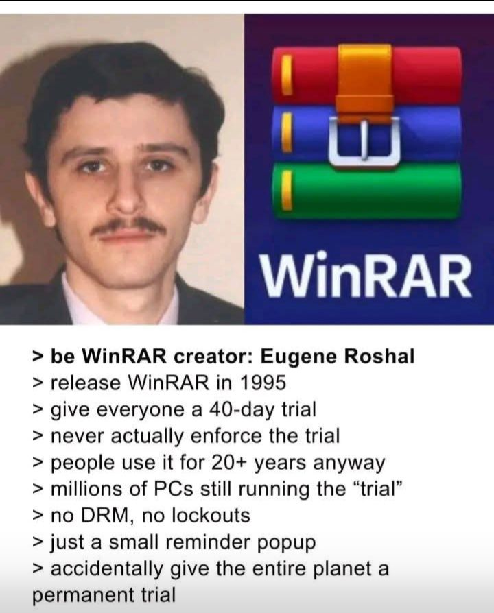 fraluth's tweet photo. The WinRAR https://t.co/MBmbkcc7cN
