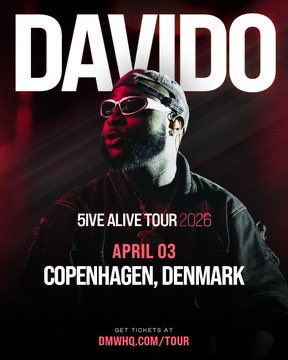illusionz28's tweet image. SEE YOU TONIGHT’ COPENHEGEN’ DEMARK 🔥🔥

The five alive tour continues 

#fivealivetour#davido#demark