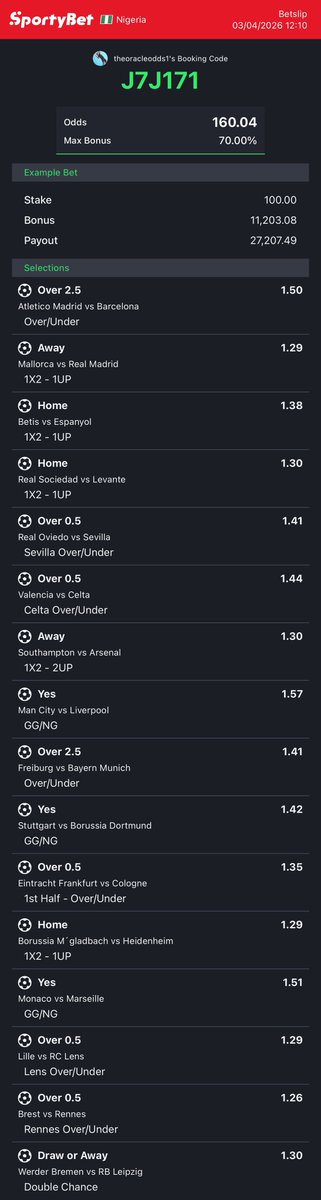 THE ORACLE ODDS tweet media