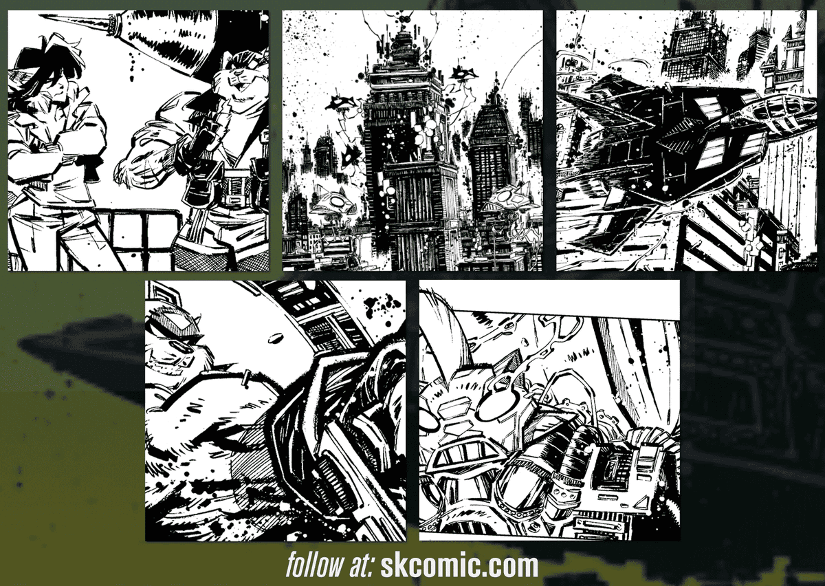 TheSWATKats's tweet image. Shared by series co-creator Christian Tremblay, more previews of the #SWATKats #Kickstarter #ComicBook by artist Jorge Corona 💯 Make sure to follow at ▶️ skcomic.com