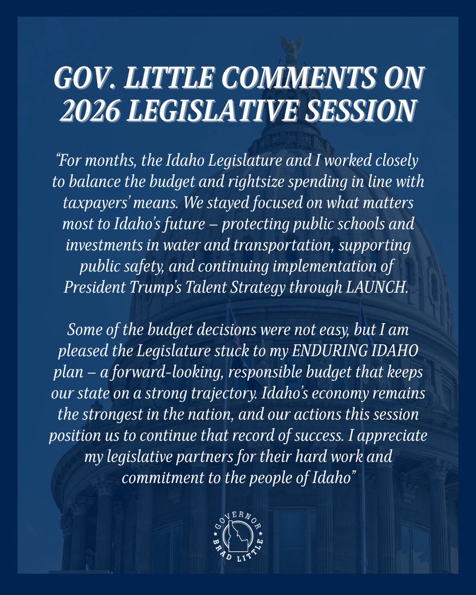 Brad Little tweet media