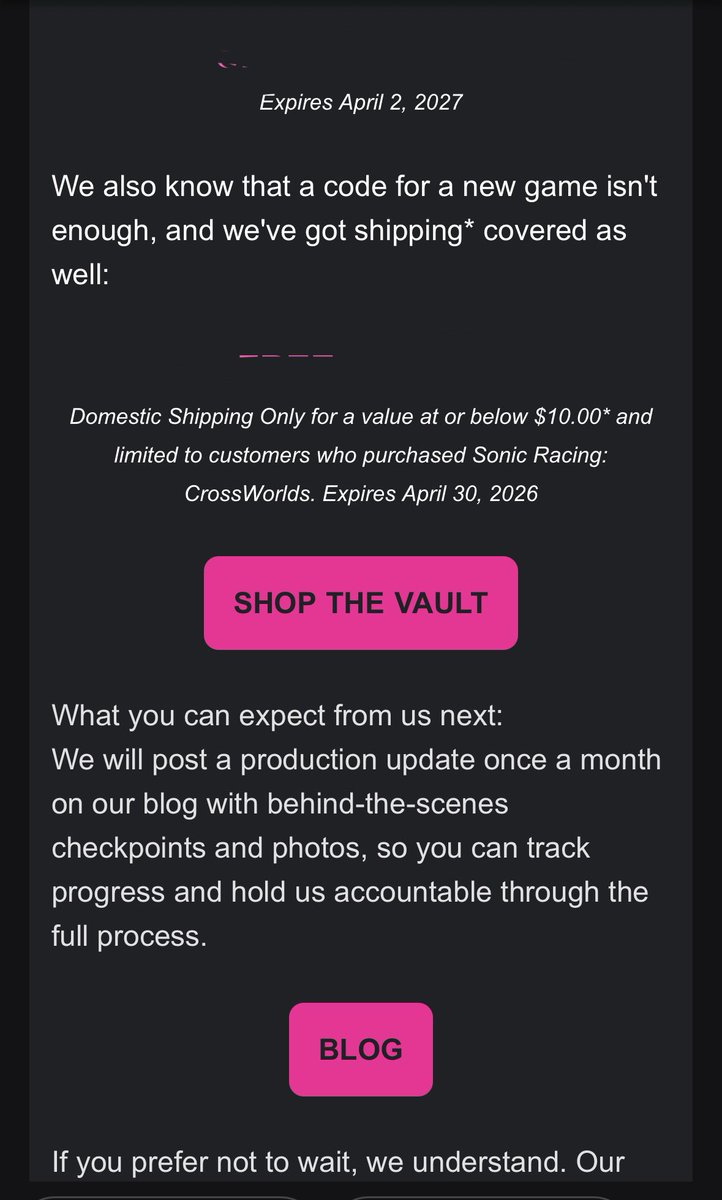 Frack's Sonic Deals tweet media