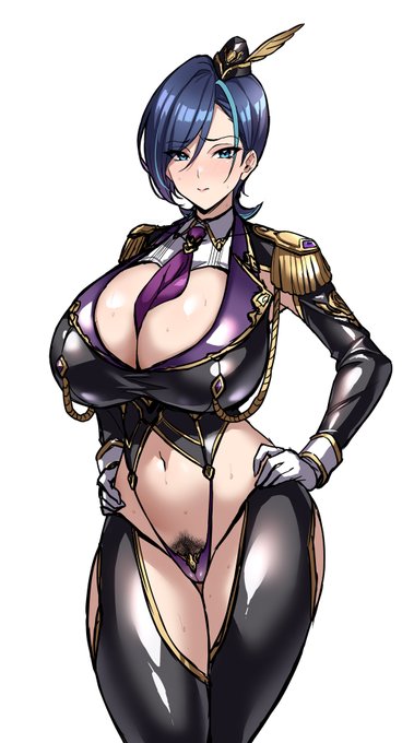 こちらツクール用に描いた『陰〇丸見えドスケベ羞恥軍服マリーちゃん』の立ち絵ラフです、ご査収くださいませ。 マリーちゃん描くのめちゃくちゃ楽しくてずっと描いてたい…!