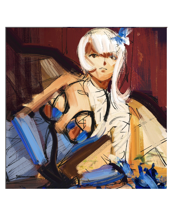 hegl_7102's tweet photo. - Kainé.
A paintover of a sketch I made back in 2021. At the time, I remember being obsessed with the oil paintings of masters like Sargent and Sorolla.
I think I’ve improved a bit. https://t.co/1FZbotJSLk