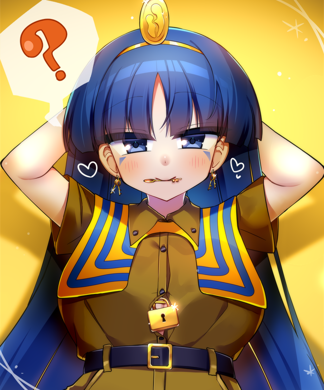 「「ここで問題! この鍵は一体、何の鍵でしょーか?」 #道神馴子」|くじょーのイラスト