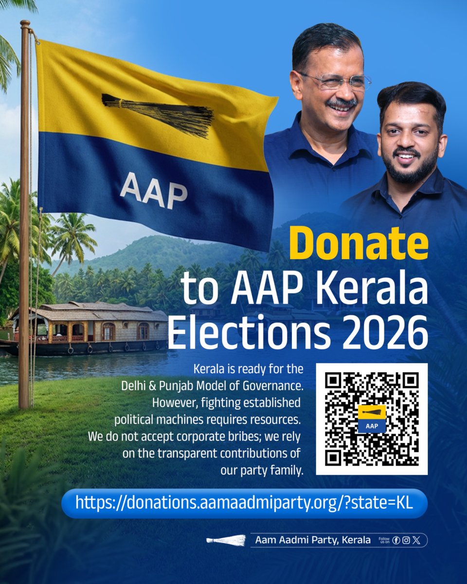 Aam Aadmi Party Kerala tweet media