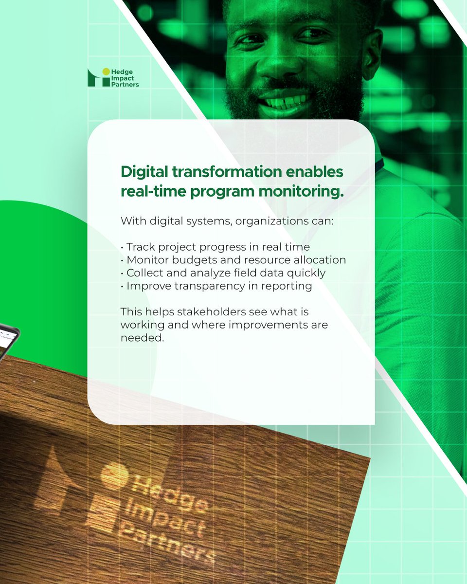 HedgeImpact's tweet photo. Accountable development requires more than good intentions, it requires reliable data and transparent systems.

At Hedge Impact Partners, we work with organizations and institutions to strengthen digital data systems that support transparent, evidence-based development. https://t.co/mM80DjQOmZ