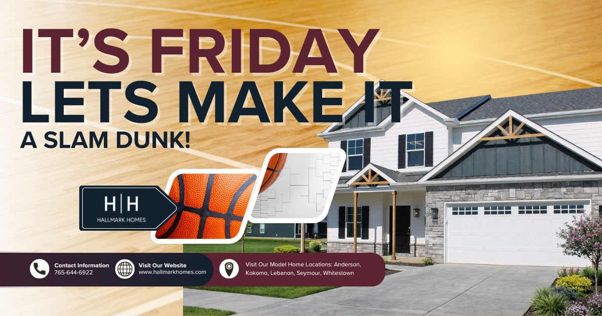 HallmarkHomes's tweet photo. 𝓗𝓪𝓹𝓹𝔂 𝓕𝓻𝓲𝓭𝓪𝔂! 🏀 March Madness is heating up and so are dreams of your next big move. Let's make your next play a slam dunk with a home you love. #MarchMadness #FridayFeeling #HallmarkHomes #DreamHome https://t.co/BdMUj3v6Lg