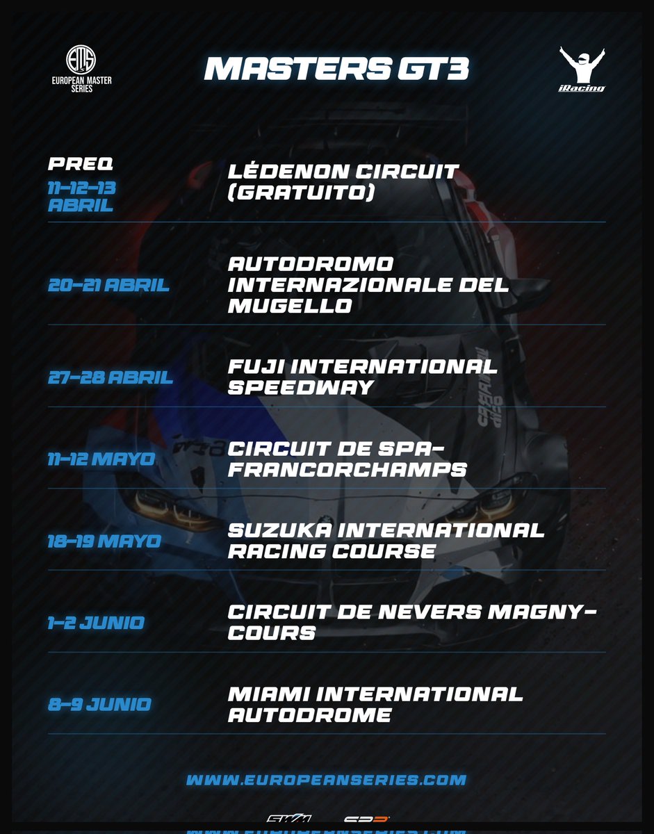 European Master Series tweet media