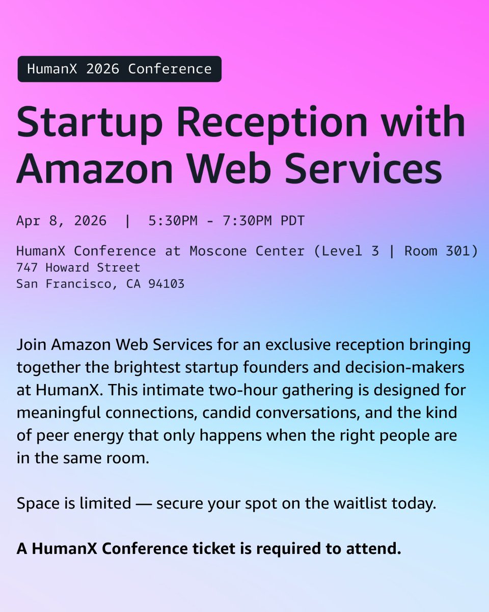 AWS Startups tweet media