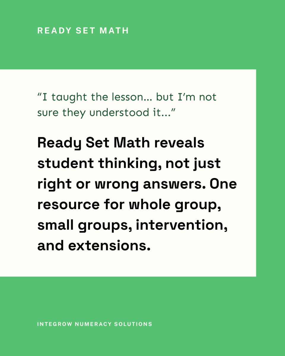 Integrow Numeracy Solutions tweet media