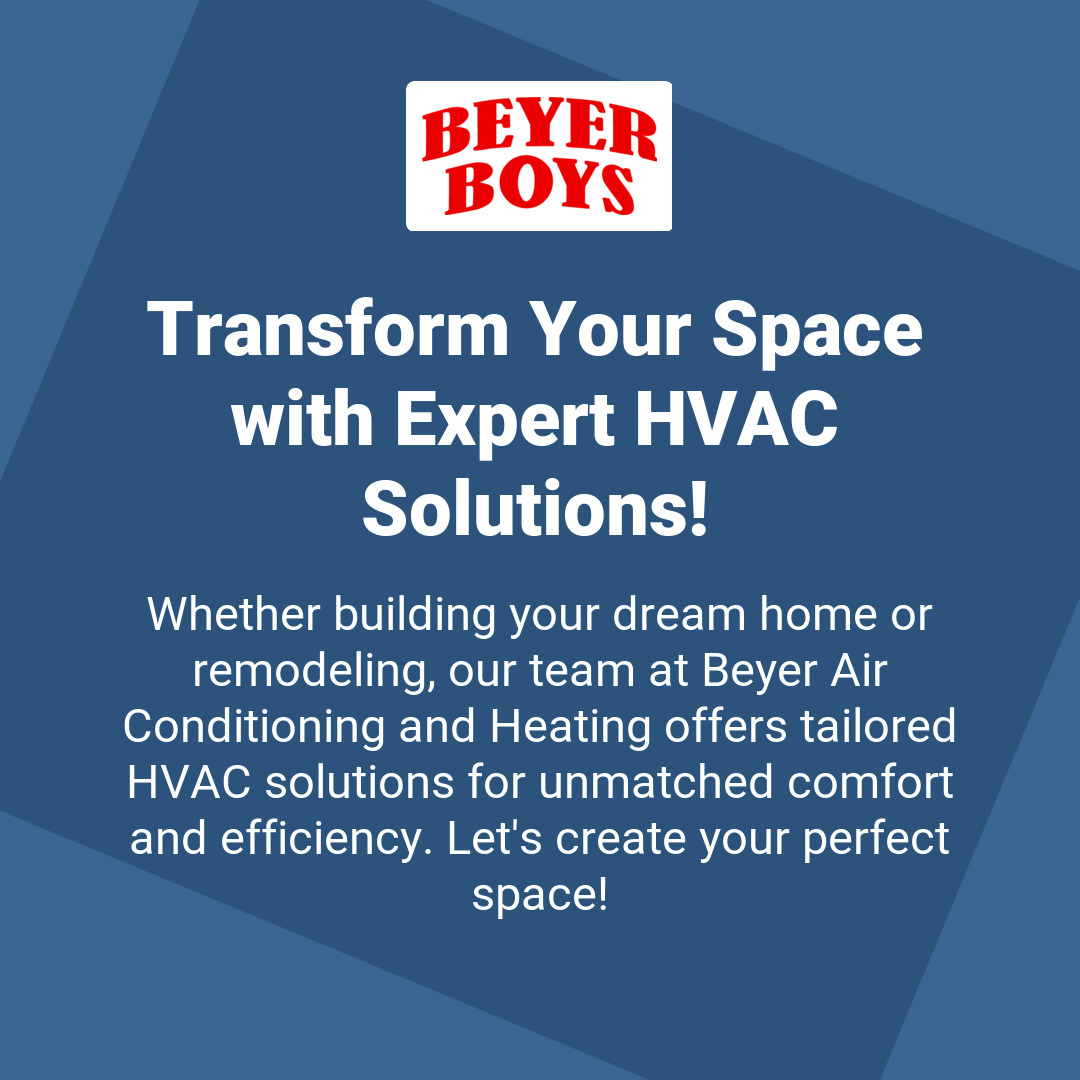 Beyer_AC's tweet photo. Thinking about building your dream home or remodeling your current space? 🛠️ Our expert team at Beyer Air Conditioning and Heating is here to provide HVAC solutions tailored for new constructions and custom remodels. Experience comfort like never before! https://t.co/OWhnLNpbAm