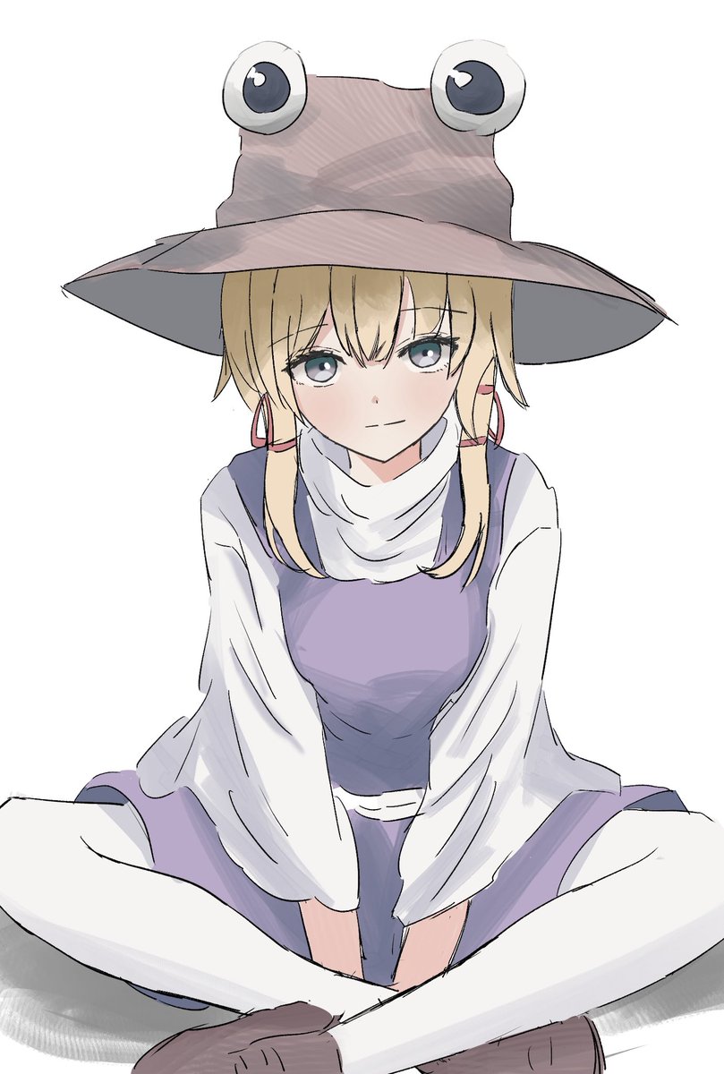 諏訪子様描いた。