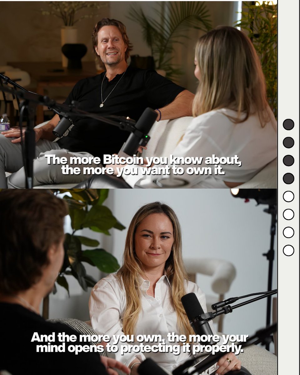 EmilyDempsey's tweet photo. Stop waiting until you fully understand it. You will never feel ready.
Buy a little. It makes you learn.
Listen to this epic episode with @CorySwan on STACKED podcast via any platform you listen from!
#Bitcoin #SelfCustody #BitcoinOnly #SwanBitcoin #STACKEDPodcast https://t.co/6SvuuHLMZH