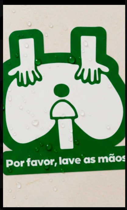 Пожалйста, мойте руки!..(португ.)