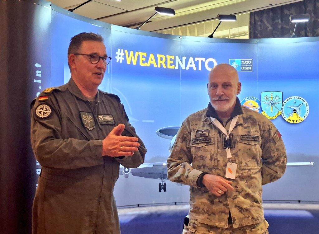 Together with the whole #NATOMC, on 25-27 March, we paid a working visit to <a href="/NATO_AIRCOM/">NATO Air Command</a> in #Ramstein and NAEW&amp;CF <a href="/NATOAWACS/">NATO AWACS</a> in #Geilenkirchen 🇩🇪 

We witnessed firsthand how Allied Air &amp; Space Power protects our skies every day, through:

✈️ 🛡 Integrated Air &amp; Missile Defence