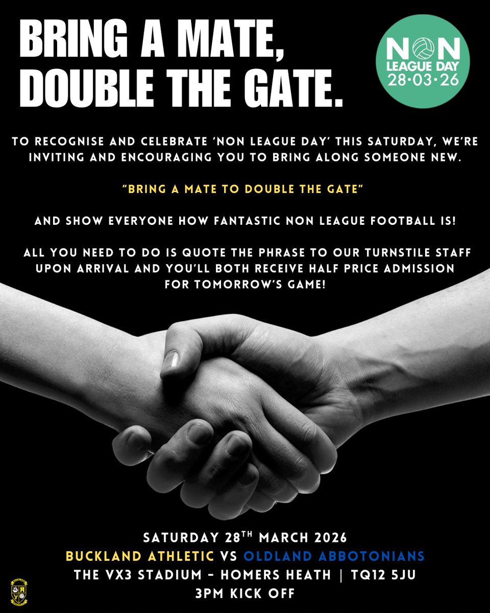 Buckland Athletic FC tweet media