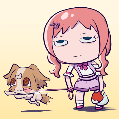 「たのしい過去絵 犬人間」|ザ★忍者マスターのイラスト