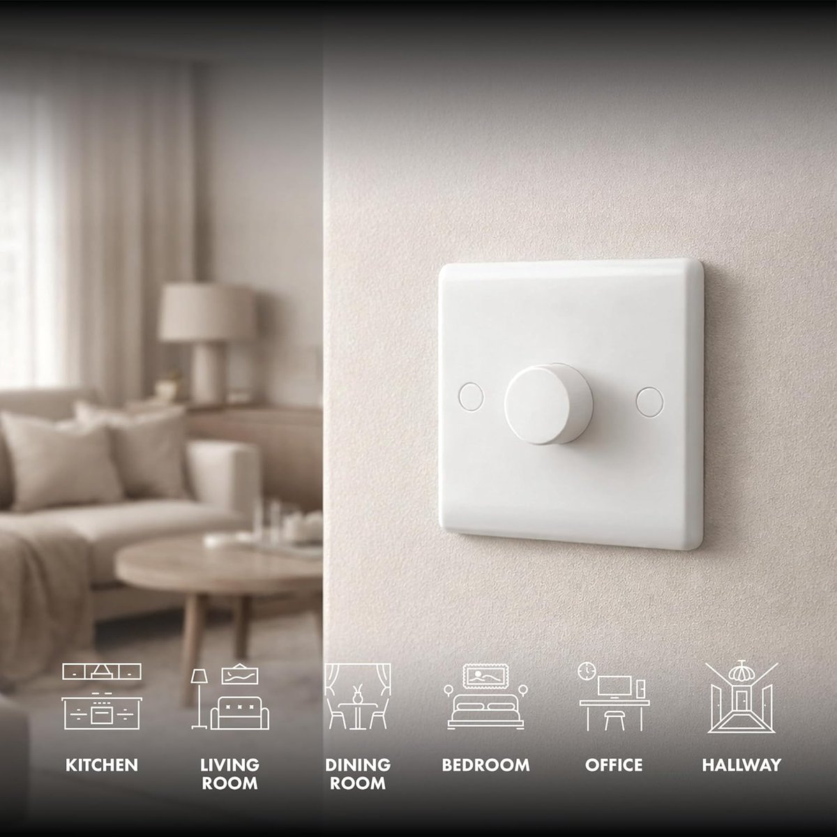 sparksdirect's tweet image. Get smooth, reliable lighting control at a best price ⚡ 
The Vector VEC1GD 1 Gang 250VA LED Rotary Dimmer delivers simple push on/off operation with adjustable dimming. 

sparksdirect.co.uk/product/1-gang…

#LEDDimmer #LightingControl #Electricians #HomeLighting #BestPrice #InStock