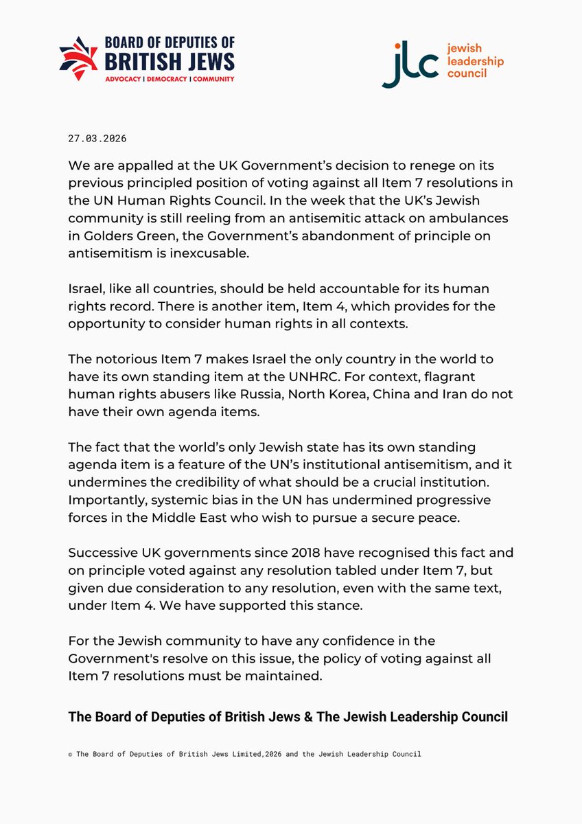 Jewish Leadership Council tweet media