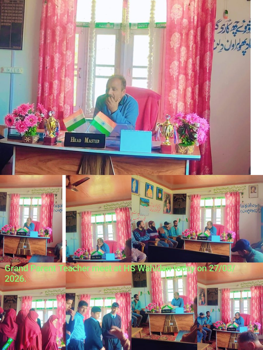 AnantnagDIPRC's tweet photo. Anantnag witnesses massive community participation in the first Parent Teacher Meeting of 2026.

https://t.co/5xWN0DSQfc

@diprjk @chiefang12823 @ddnewsSrinagar @radionews_sgr https://t.co/LkpIUmBjX1