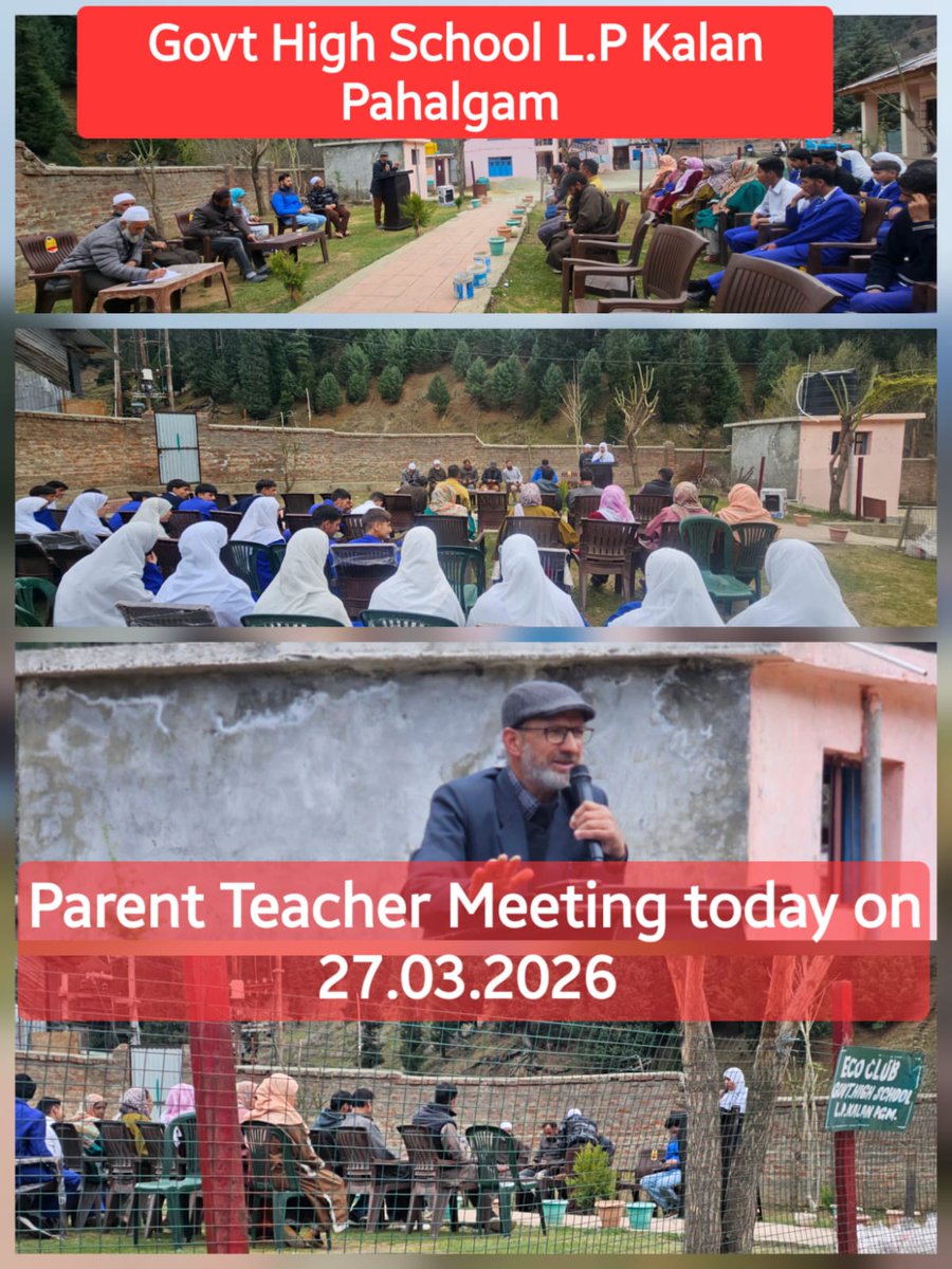AnantnagDIPRC's tweet photo. Anantnag witnesses massive community participation in the first Parent Teacher Meeting of 2026.

https://t.co/5xWN0DSQfc

@diprjk @chiefang12823 @ddnewsSrinagar @radionews_sgr https://t.co/LkpIUmBjX1