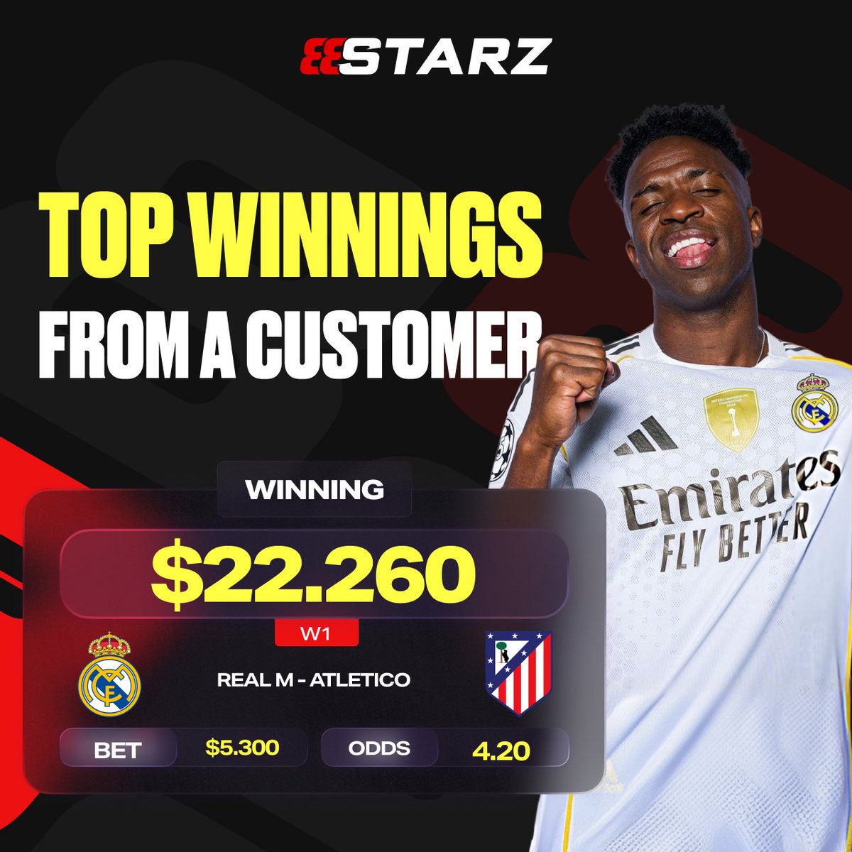 888STARZ English tweet media