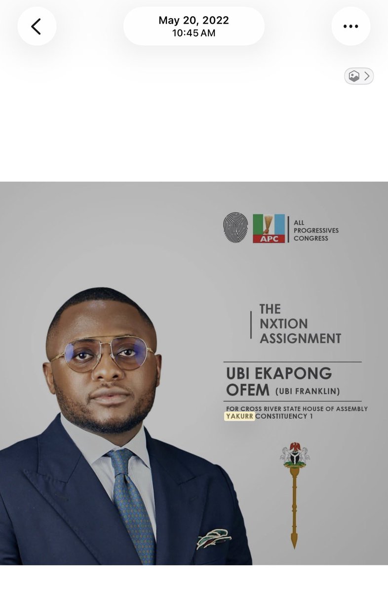 Ubi Franklin Ofem tweet media
