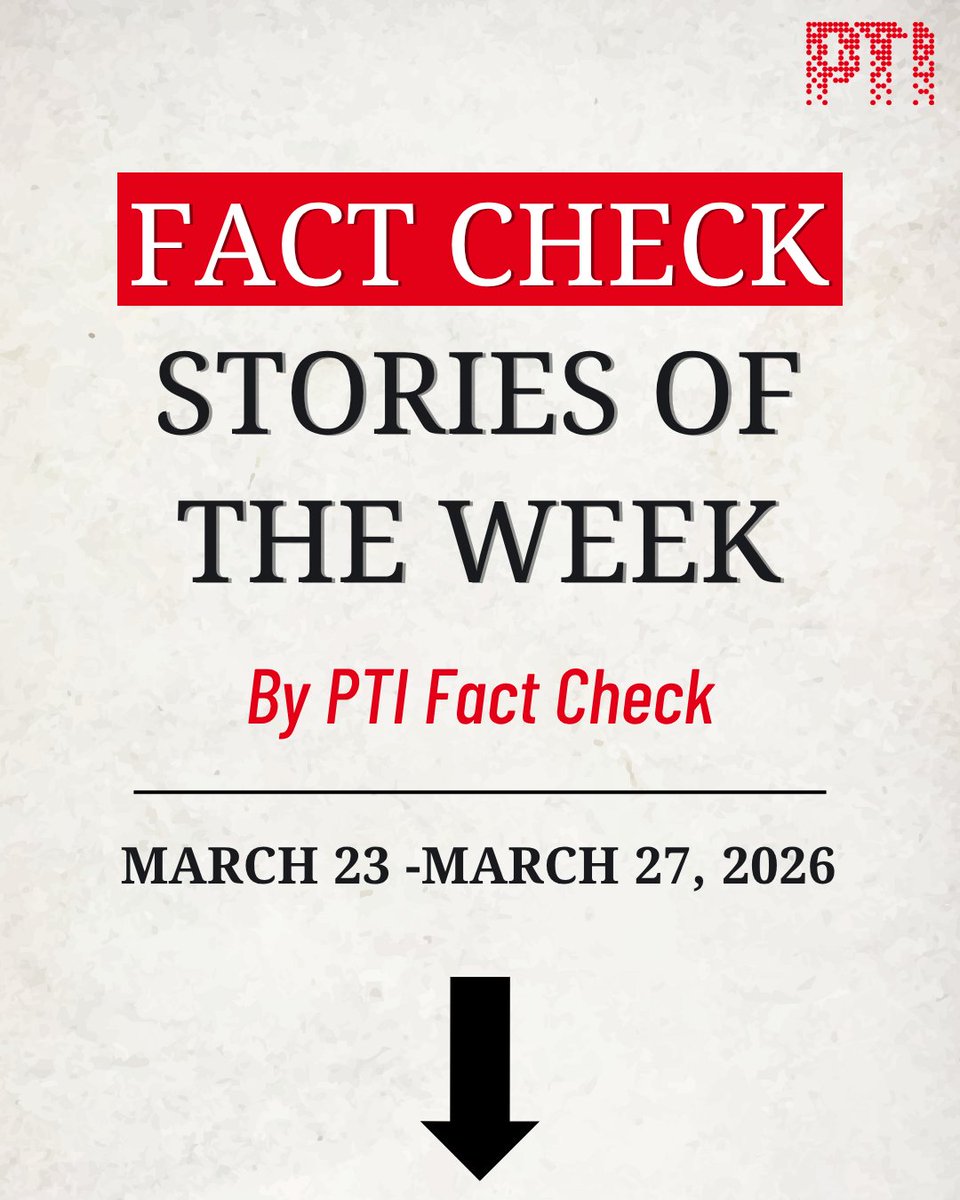 PTI Fact Check tweet media