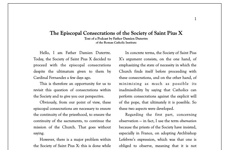 Rev. Nicolás E. Despósito tweet media