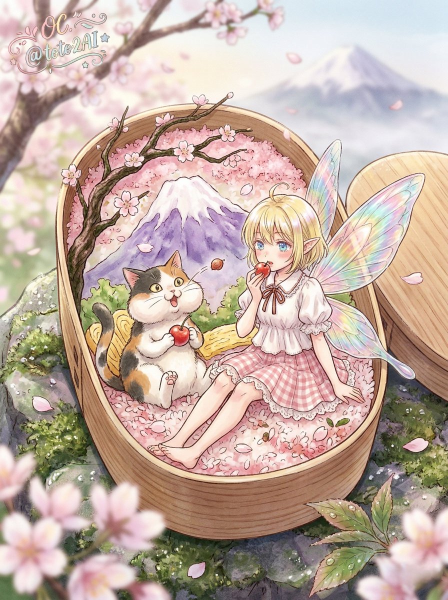 もみじ🍁妖精と三毛猫🎨 tweet media