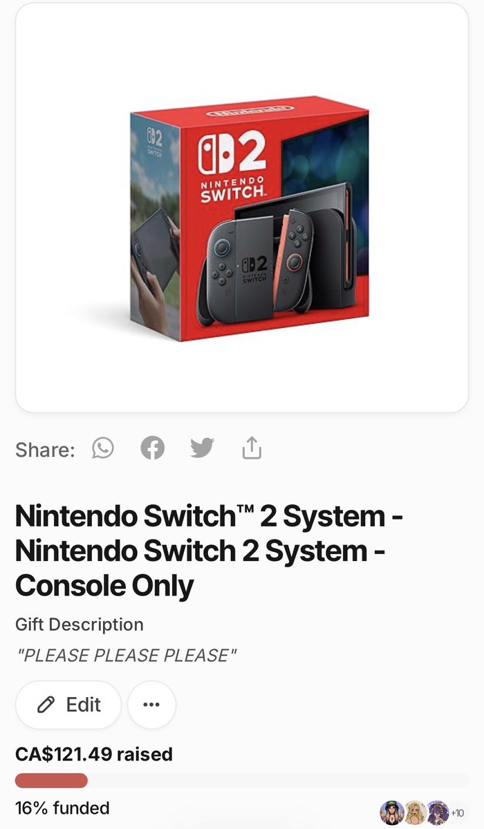 faithhh ♡ wants a switch 2 tweet media