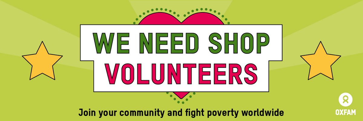 OxfamHexham's tweet image. Ever thought of volunteering?
Our bookshop need helpers on Friday mornings and Tuesday and Wednesday afternoons
Could you help? 
Come and join our happy team🥰👋
#Oxfam #Hexham #volunteering