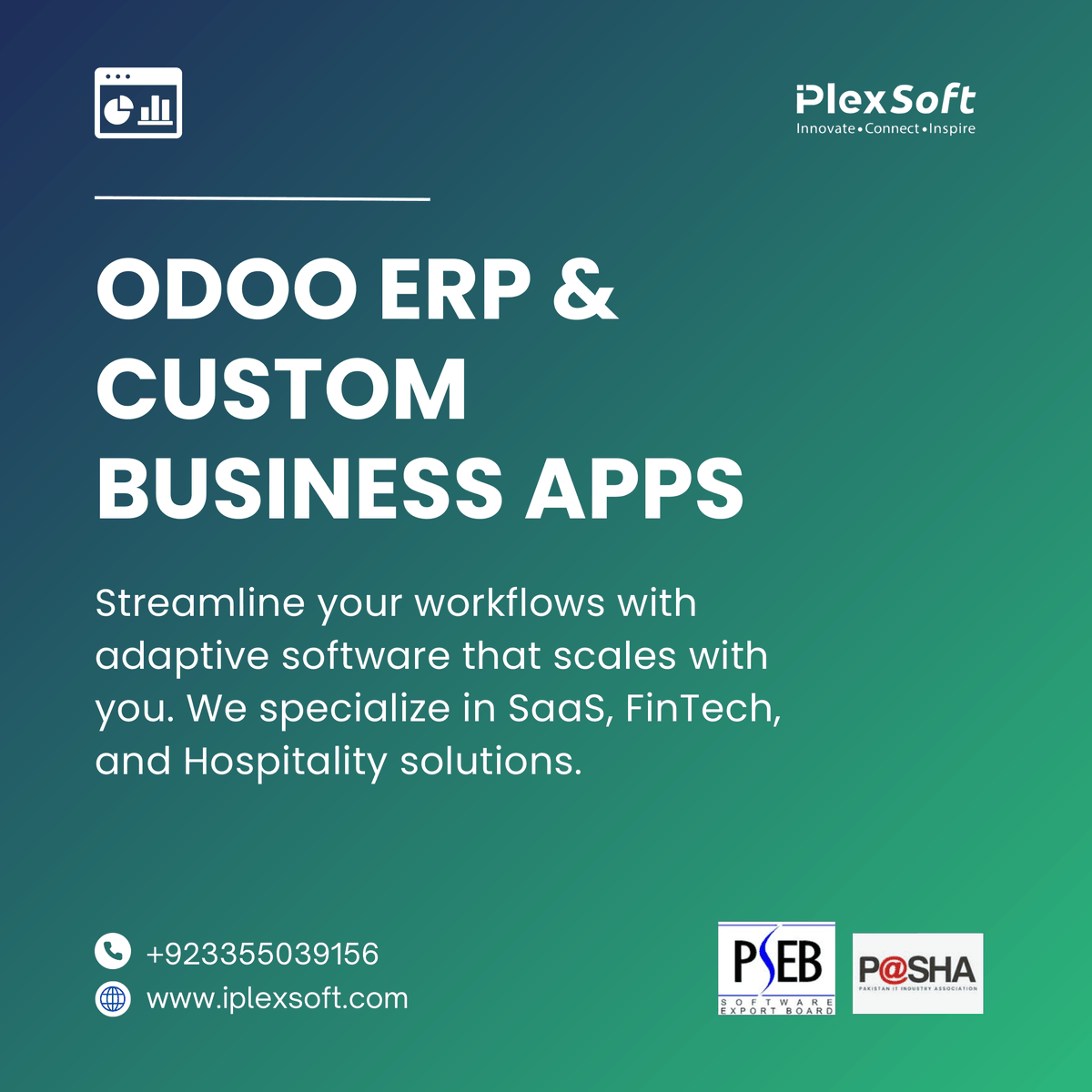 IplexSoft's tweet photo. ERP helping you grow or just giving you more to manage? 📉🤔

Odoo 18 migrations can be a mess. At iPlexSoft, we fix the chaos:

✅ Zero-Downtime Migrations ✅ AWS + Docker (99.9% Uptime) ✅ FBR Compliance 🇵🇰
🎁 FREE Demo: +92 335 5039156 🌐 https://t.co/qdzMtvH0Ys https://t.co/r6M9QQiAfp