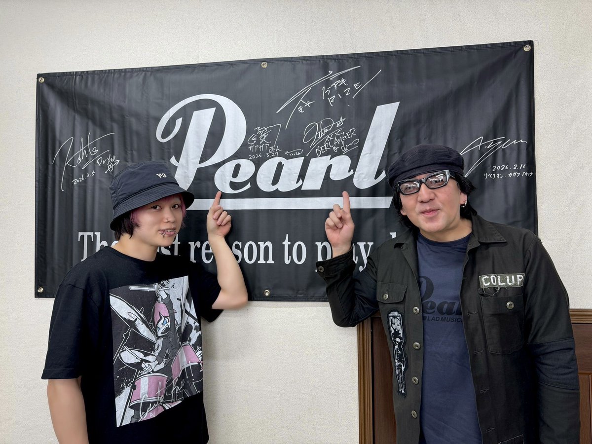 Pearl Drums Japan tweet media