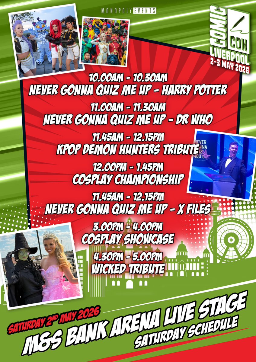 Comic Con Liverpool tweet media