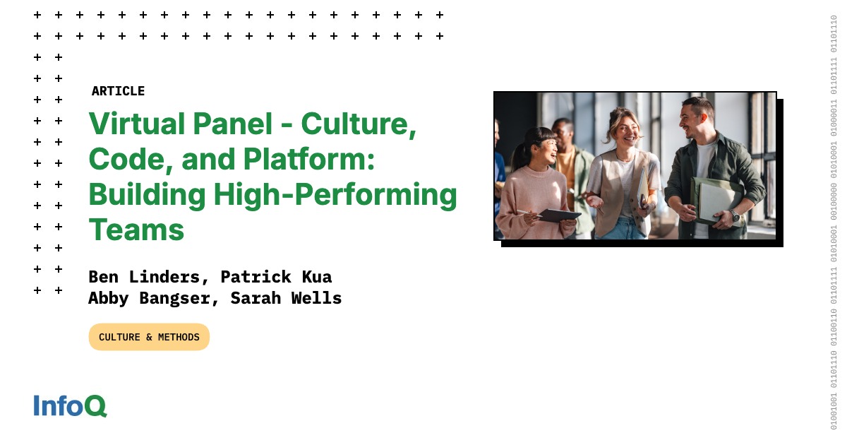 InfoQ's tweet image. Culture” isn’t just a soft skill - top orgs know it’s the engine of productivity &amp;amp; stability.

In #SoftwareDevelopment, #Culture can make or break teams.

Explore how a strong culture drives innovation and brings out the best in software professionals:  bit.ly/3MTH07I