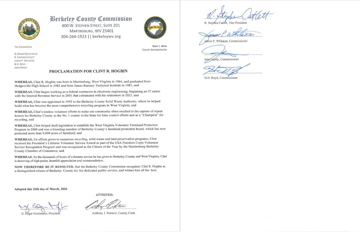 Berkeley County-WV tweet media