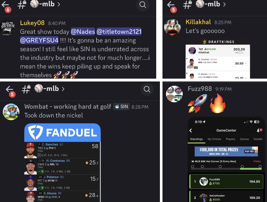 ShipItNation's tweet photo. βI still feel like SIN is underrated across the industryβ¦β
It was an incredible opening day for @ShipItNation
πβΎοΈπ°π
Not only did our own @hebrewcheetah get the FlagSHIPPER for $100,000β¦
$20,000 π
$750 π
$300 π
& more in Discord!
#SHIPIT π
$19 Trial SPECIAL πβ€΅οΈ https://t.co/BBltYZYhxt