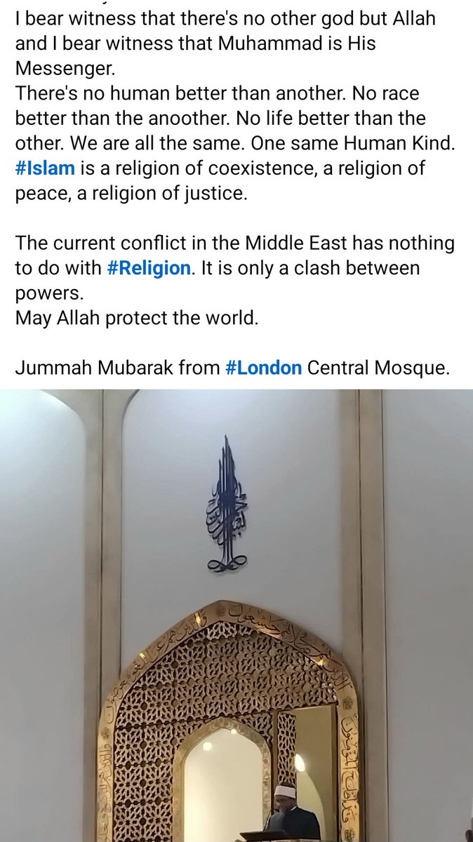 kipe76's tweet image. A week after #Ramadan. 
First Friday after Ramadan. 
Jummah Mubarak from #London Central Mosque.