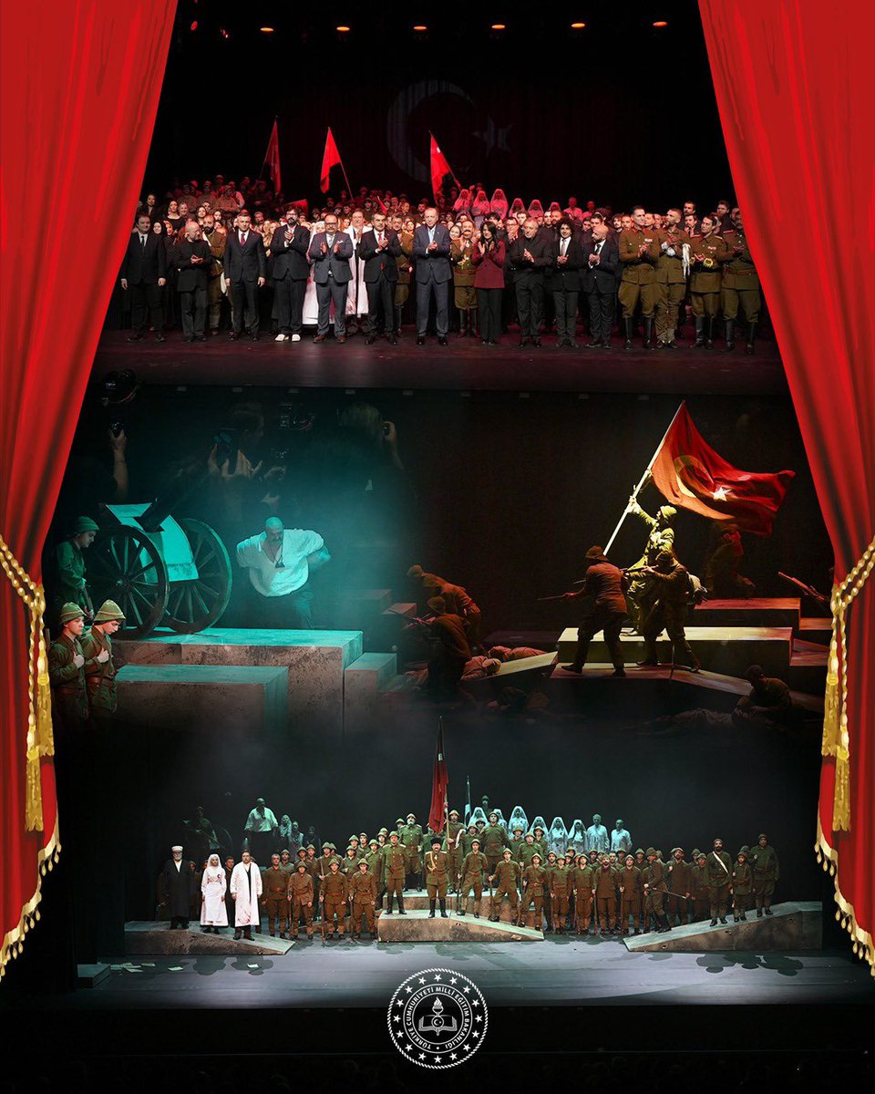 🇹🇷 “Millî Mücadele”mizin Destanı, Sahnelerde Yankılandı 🎭

Aziz milletimizin şanlı tarihi hafızalarımızda yaşar, kalplerimizde çarpar!

“Cumhuriyete Doğru” ve “Şüheda 1915” adlı tiyatro oyunlarıyla ecdadımızca yazılan istiklal ve istikbal destanımızı sahneye taşıyarak