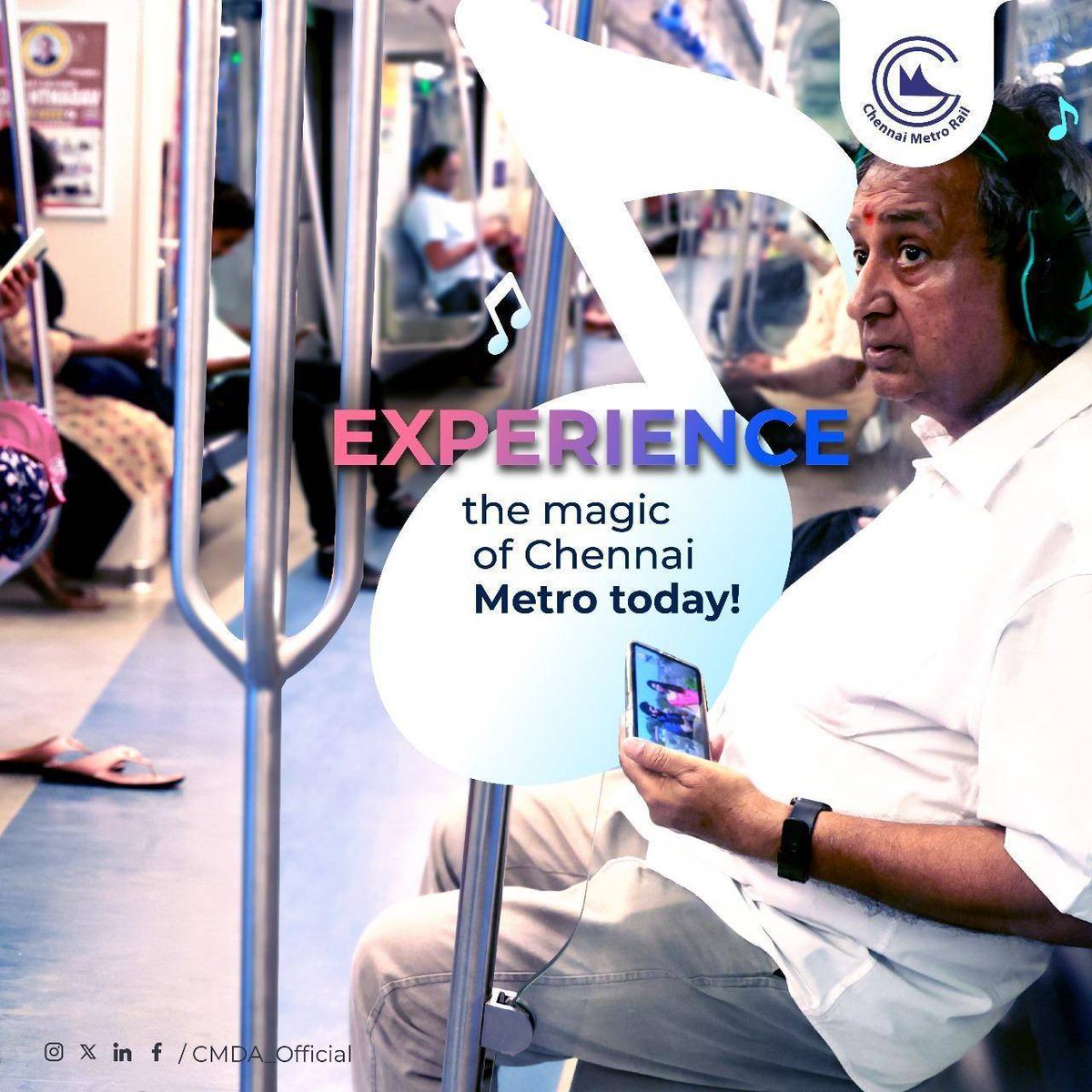 Chennai Metro Rail tweet media