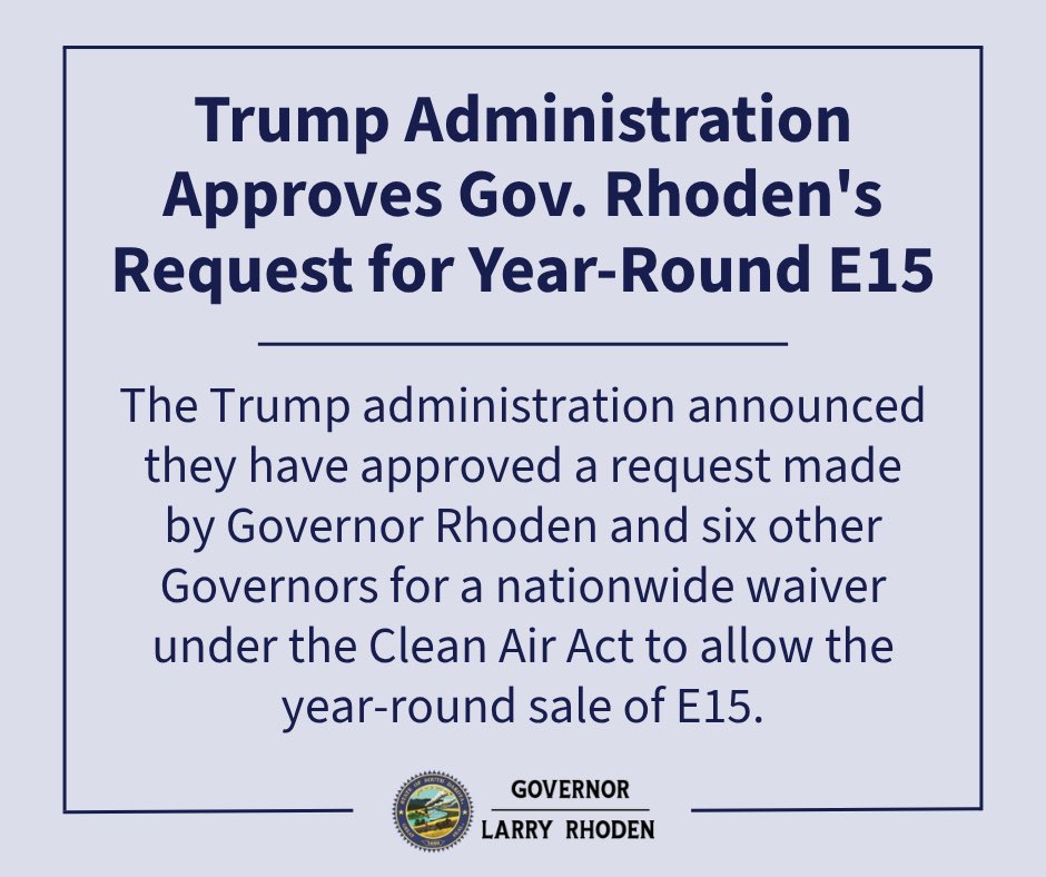 Governor Larry Rhoden tweet media