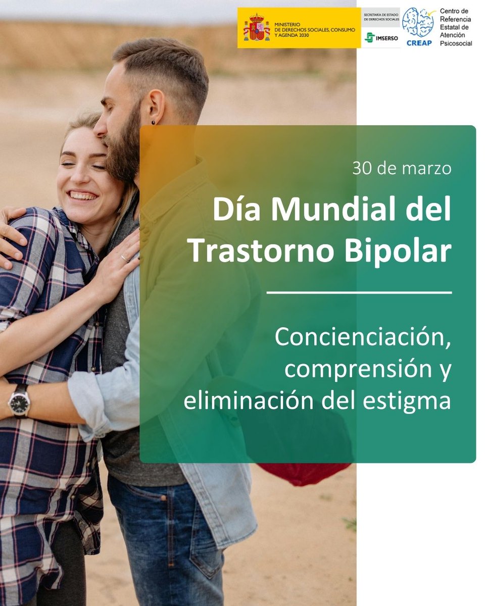 Creap_Valencia's tweet photo. Hoy se conmemora el Día Mundial del Trastorno Bipolar. Un día para concienciar, educar y combatir el estigma. Desde el Creap nos sumamos al mensaje global de comprensión y apoyo, recordando la importancia de escuchar, acompañar y eliminar etiquetas 💪💜 
#WorldBipolarDay https://t.co/sV056YBWOh
