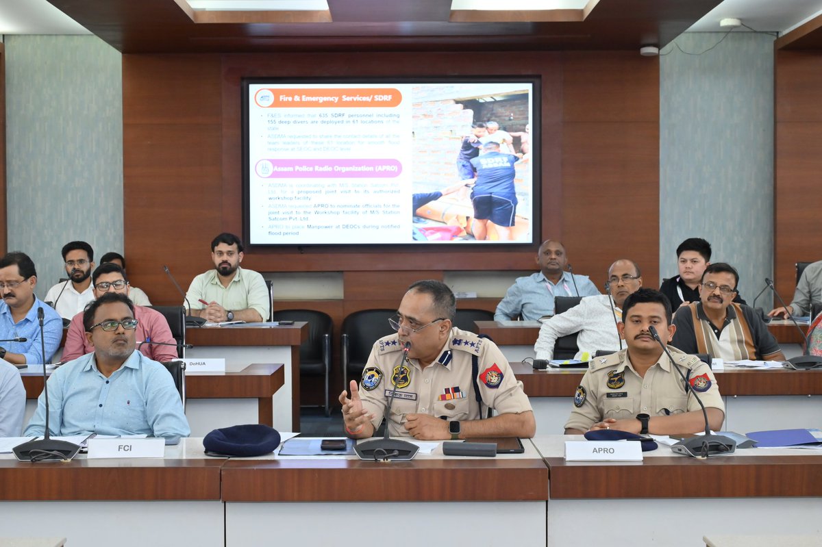 sdma_assam's tweet image. Highlights from today’s Interdepartmental Coordination Meeting under FPAP 2026.
A continuation of thematic consultations, reinforcing preparedness and interdepartmental coordination for the upcoming flood season.

#ASDMA #Preparedness #Assam