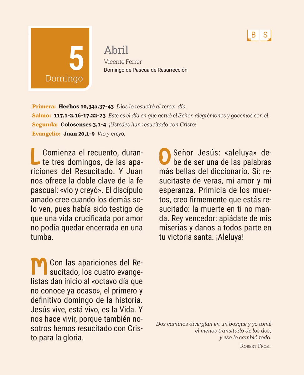 centrobiblicovd's tweet photo. LECTURA BÍBLICA
5 de abril 2026
Editorial Verbo Divino

#PalabradeDios #LecturaBíblica #EditorialVerboDivino #Esperitualidad #lectiodivina #abril https://t.co/FAKrOTFivI