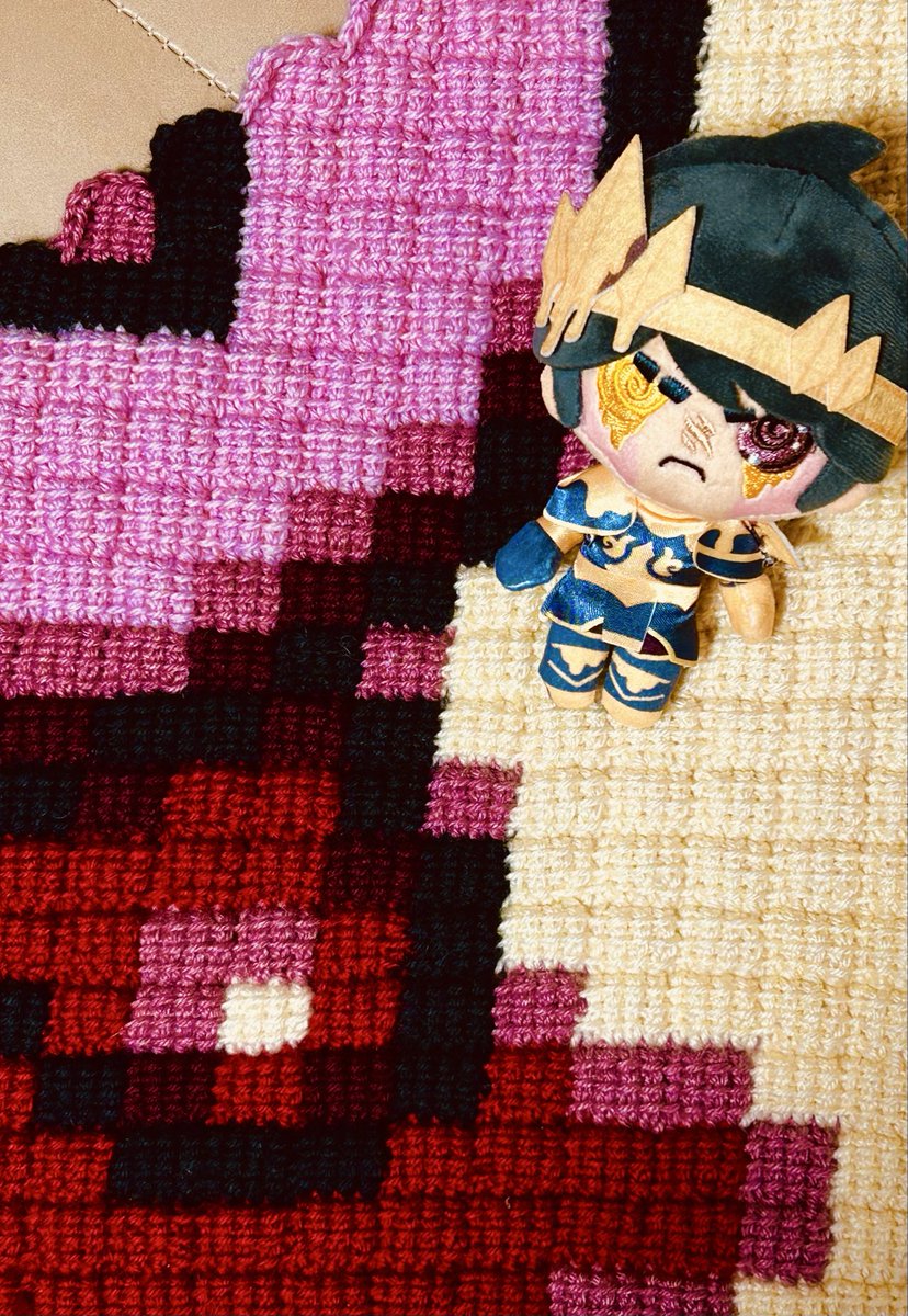 今日も進んだー🧶
半分まで遠いなー