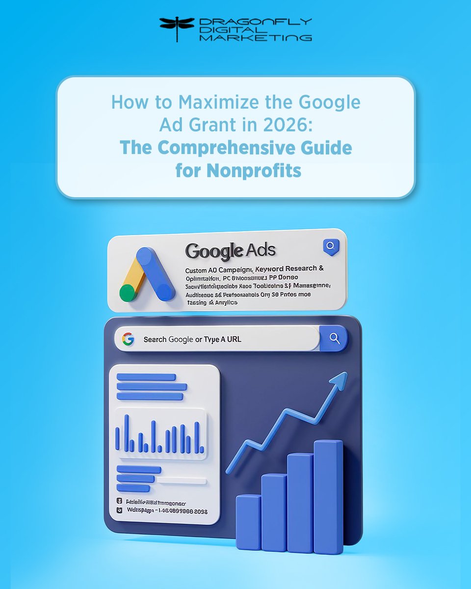 As AI and Search Generative Experience redefine how users find information.

Our latest guide explores how to optimize the Google Ad Grant in 2026 and turn digital potential into measurable progress for your mission.

Read here: dragonflydm.com/how-to-maximiz…